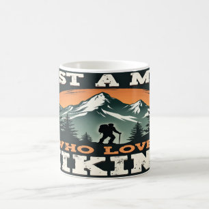 Wandern nur ein Mann, der Lieben Wandern Kaffeetasse