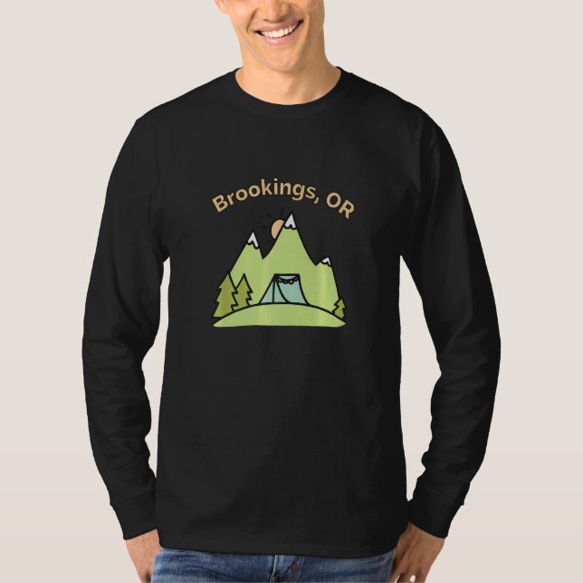 Wandern oder Mountainbiken Klettern Camping & Co T-Shirt (Vorderseite)