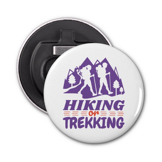 Wandern oder Trekking Flaschenöffner (Vorderseite)