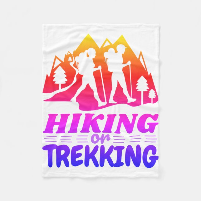 Wandern oder Trekking Fleecedecke (Vorderseite)