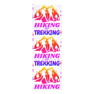 Wandern oder Trekking Fotodruck
