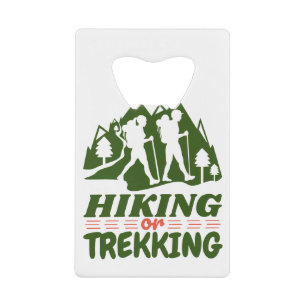 Wandern oder Trekking Geldbeutel Flaschenöffner