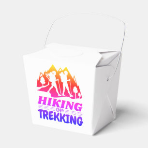 Wandern oder Trekking Geschenkschachtel