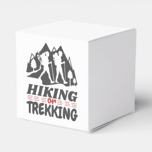 Wandern oder Trekking Geschenkschachtel