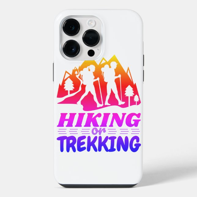 Wandern oder Trekking iPhone 14 Pro Max Hülle (Rückseite)
