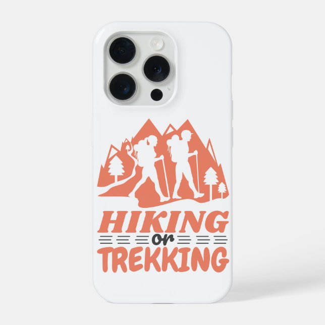Wandern oder Trekking iPhone 15 Pro Hülle (Rückseite)