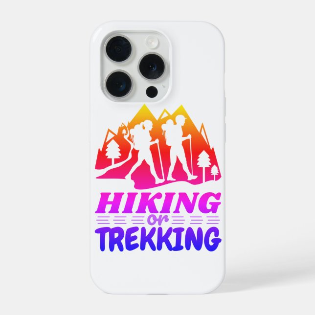 Wandern oder Trekking iPhone 15 Pro Hülle (Rückseite)