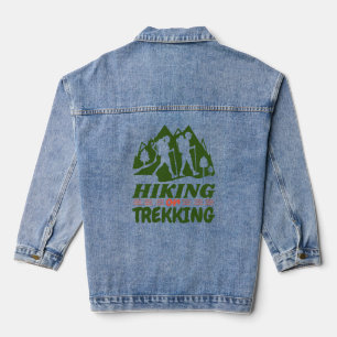 Wandern oder Trekking Jeansjacke
