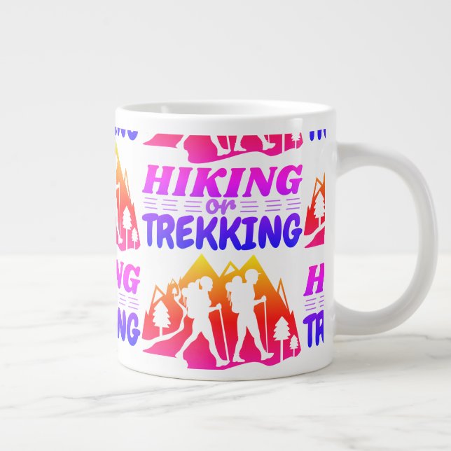 Wandern oder Trekking Jumbo-Tasse (Rechts)