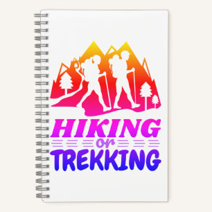 Wandern oder Trekking Notizbuch