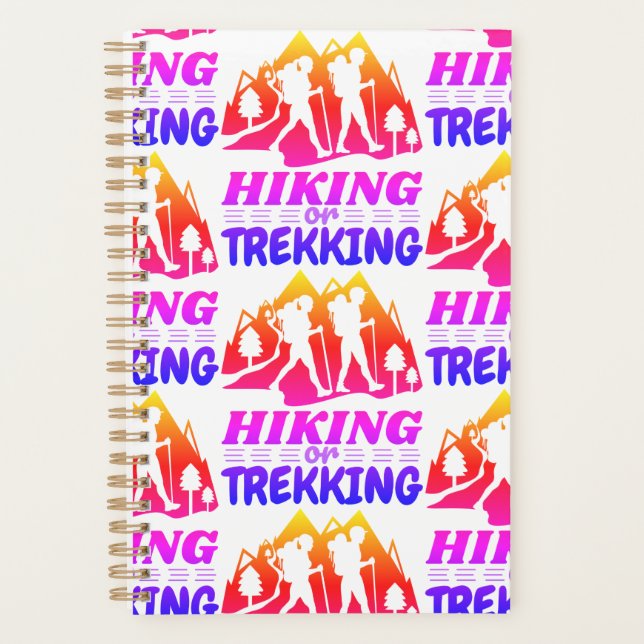 Wandern oder Trekking Planer (Vorderseite)