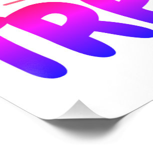 Wandern oder Trekking Poster