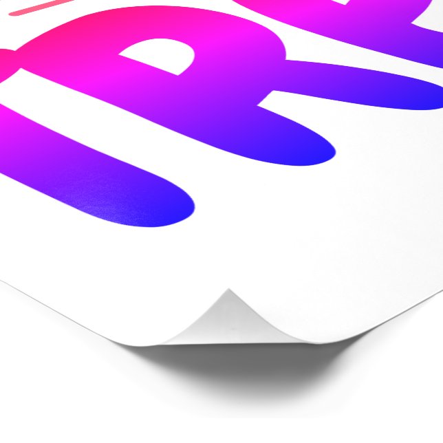 Wandern oder Trekking Poster (Ecke)