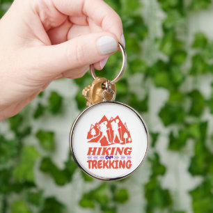 Wandern oder Trekking Schlüsselanhänger