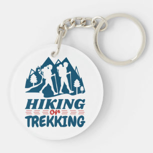 Wandern oder Trekking Schlüsselanhänger