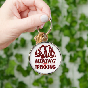 Wandern oder Trekking Schlüsselanhänger