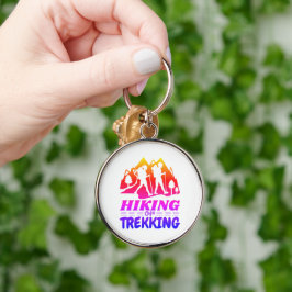Wandern oder Trekking Schlüsselanhänger