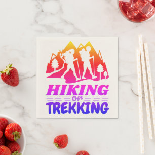 Wandern oder Trekking Serviette
