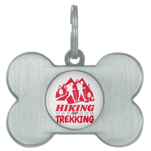 Wandern oder Trekking Tiermarke (Vorderseite)