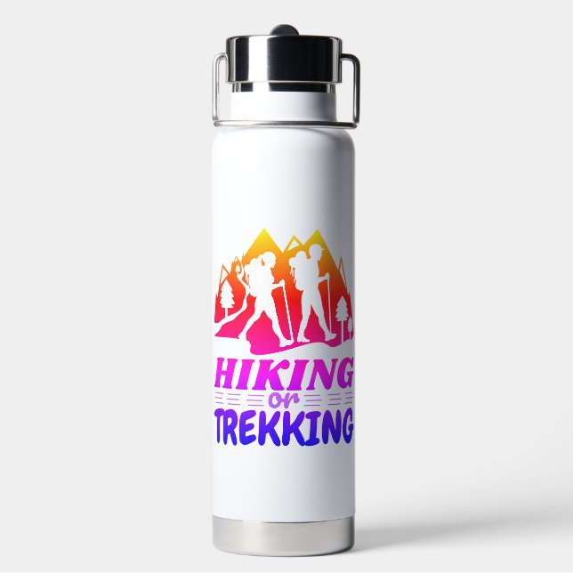 Wandern oder Trekking Trinkflasche (Hinten)