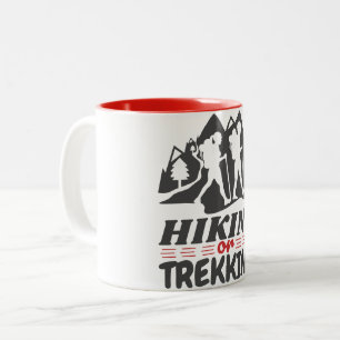 Wandern oder Trekking Zweifarbige Tasse