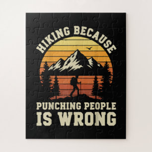Wandern Outdoor Lustiger Wanderer