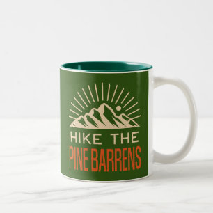 Wandern Pine Barrens New Jersey Sunburst Zweifarbige Tasse