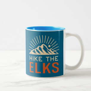 Wandern Sie die Elk Mountains Sunburst Zweifarbige Tasse