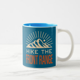 Wandern Sie die vordere Bergkette Sunburst Zweifarbige Tasse