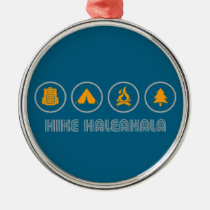 Wandern Sie durch den Haleakala-Nationalpark Ornament Aus Metall
