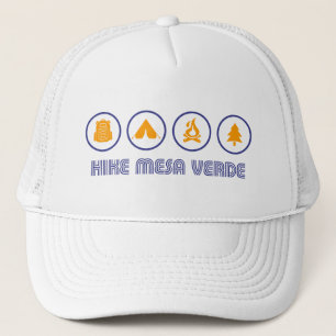 Wandern Sie durch den Mesa Verde Nationalpark Truckerkappe