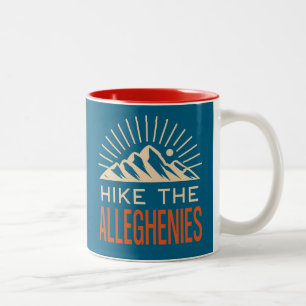Wandern Sie durch die Allegheny-Berge Sunburst Zweifarbige Tasse