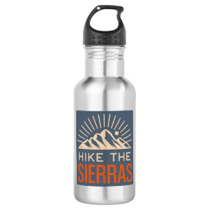 Wandern Sie durch die Sierras California Sunburst Edelstahlflasche
