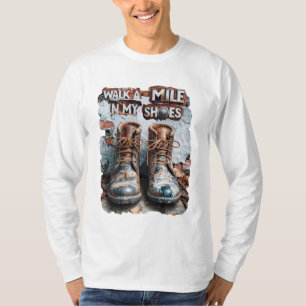 Wandern Sie eine Meile in meinen Schuhen - Inspira T-Shirt