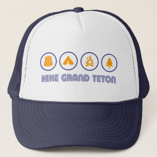 Wandern Sie im Grand Teton National Park Truckerkappe