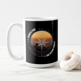 Wandern Sie immer auf der landschaftlich schönsten Kaffeetasse