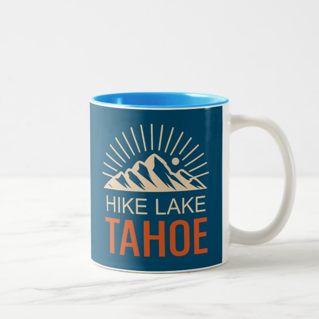 Wandern Tahoe Sunburst Zweifarbige Tasse (Rechts)