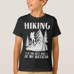 Wandern Teil Wochenende Bergpfad Natur Outdoor T-Shirt