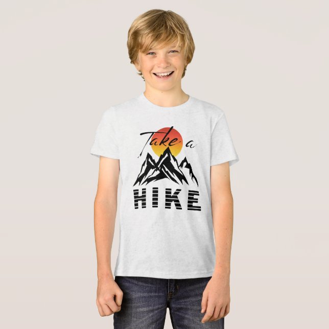 Wandern Tri-Blend Shirt (Vorderseite voll)