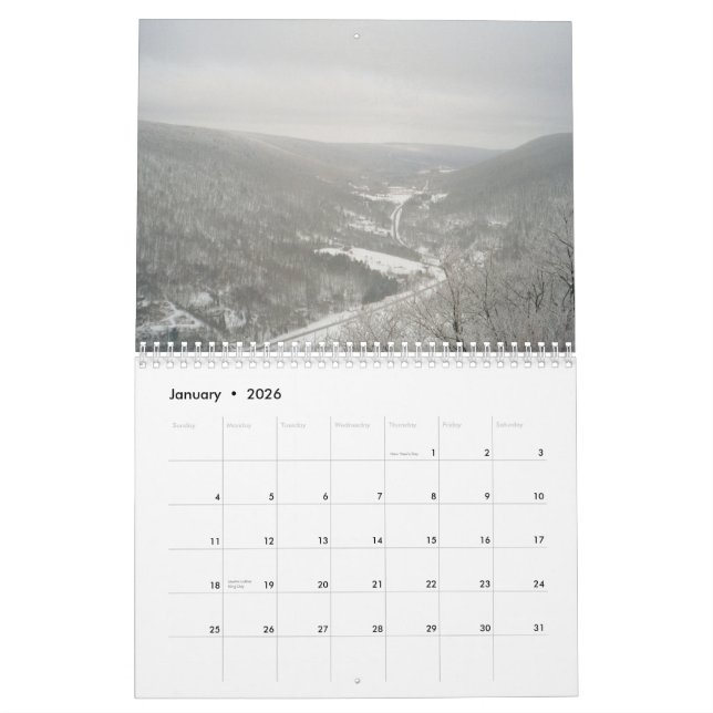 Wandern über Kalender New York 2011 (Jan 2026)