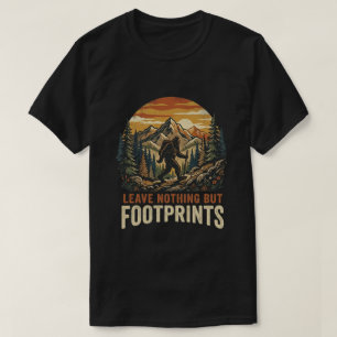 Wandern und Camping im Freien Bigfoot Sonnenunterg T-Shirt