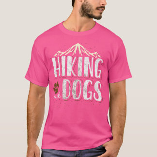 Wandern und Hunde Outdoor Mountain Wiker Hund Tier T-Shirt