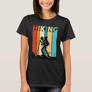 Wandern Wandern Berge Außenanlagen Wald T-Shirt