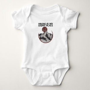Wandern - Wandern ist mein glücklicher Ort Baby Strampler