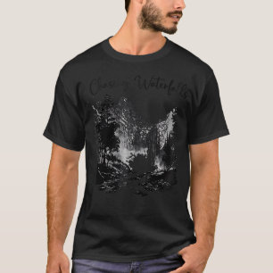 Wandern Wasserfälle jagen Wanderer Naturliebhaber T-Shirt