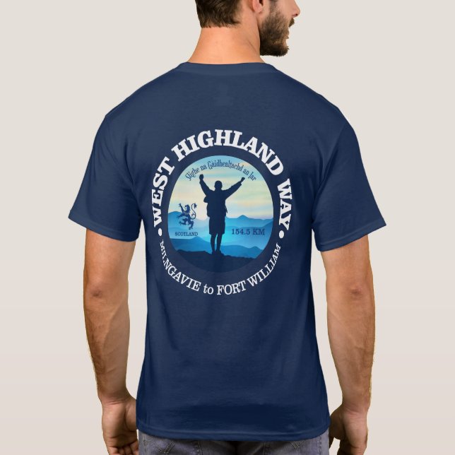 Wandern (West Highland Way) T-Shirt (Rückseite)