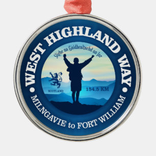Wandern (Westhochland-Weise) Ornament Aus Metall