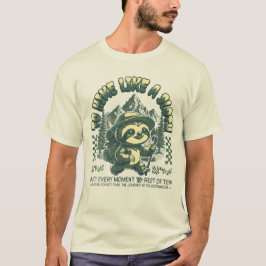 Wandern wie ein Funny Motivation Berg T-Shirt