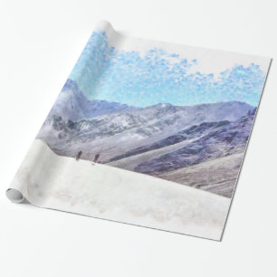 Wandern zur Spitze Geschenkpapier