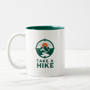 Wandern Zweifarbige Tasse